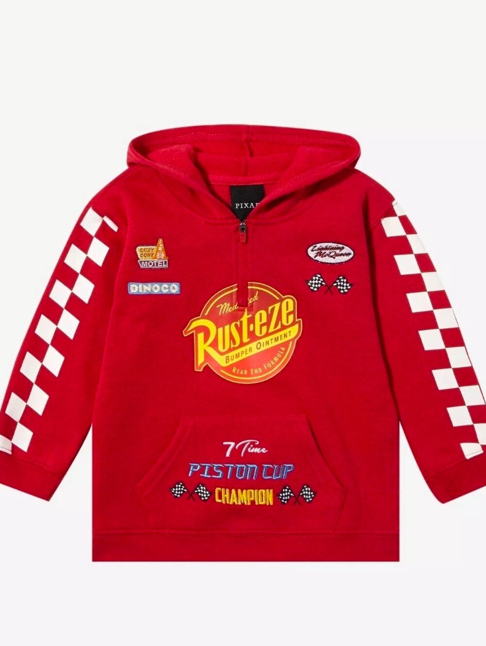 Disney Pixar Cars Lightning McQueen Icons Toddler Hoodie - Size 4T, NWOT